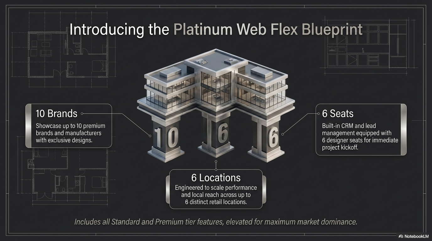 E3. Web Flex for Kitchen & Bath Businesses 'Platinum'
