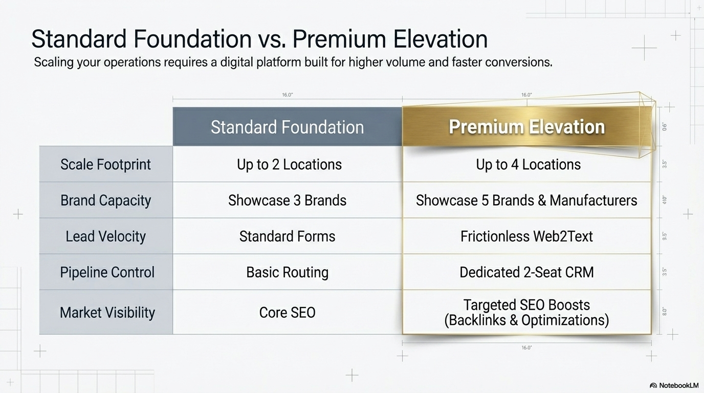 E2. Web Flex for Kitchen & Bath Businesses 'Premium'