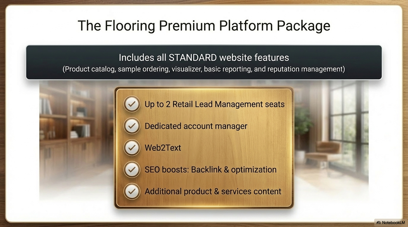 F3. Web Flex for Flooring Businesses 'Platinum'