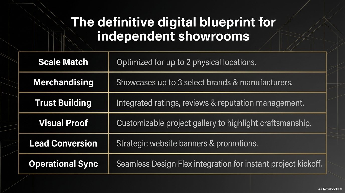 E1. Web Flex for Kitchen & Bath Businesses 'Standard'